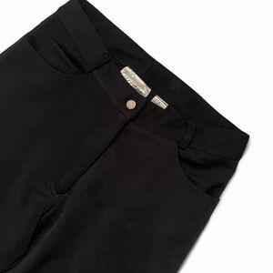 Brand - Currants • Vintage 90s Whimsigoth Black Low rise Flare Pants • SIZE - 9